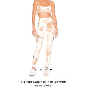 WeWoreWhat WHITE COW PRINT LEGGINGS